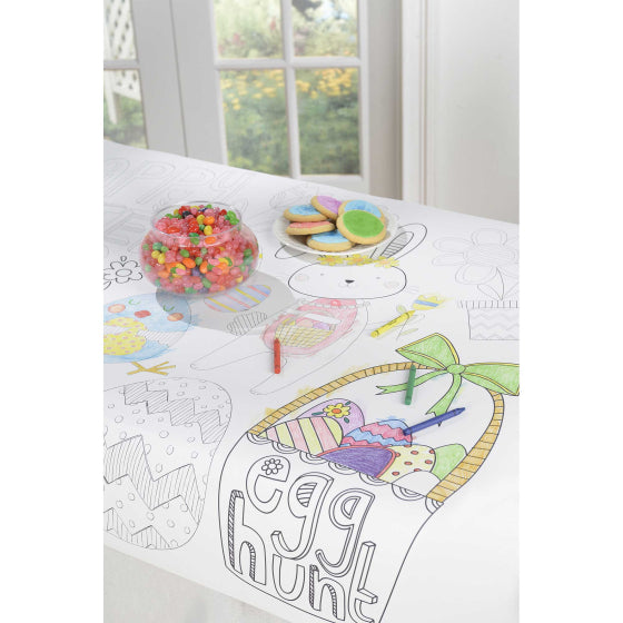 Easter Colouring Paper Tablecover