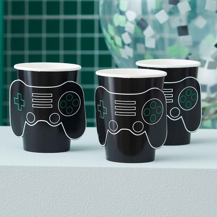 Game Controller 9oz/266ml Paper Cups Pop Out Controller
