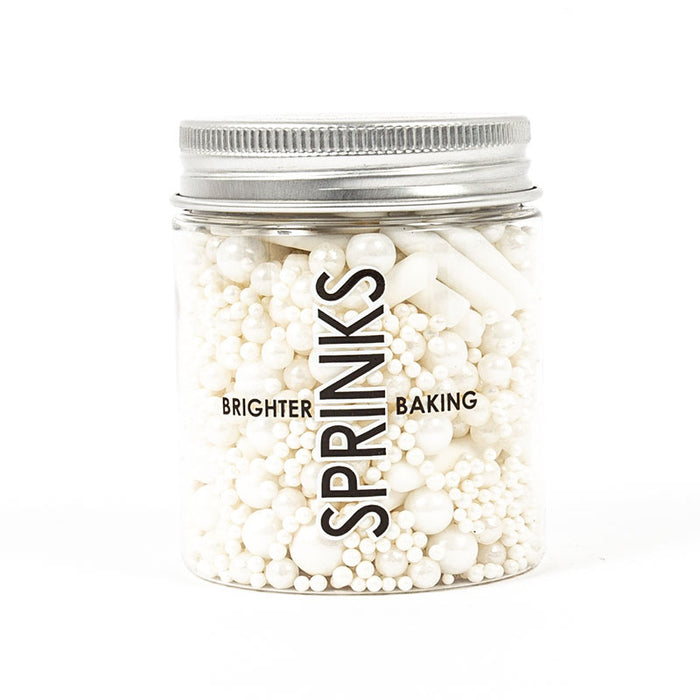Bubble & Bounce White Sprinkles (75g) - by Sprinks