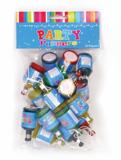 Party Poppers 20pk