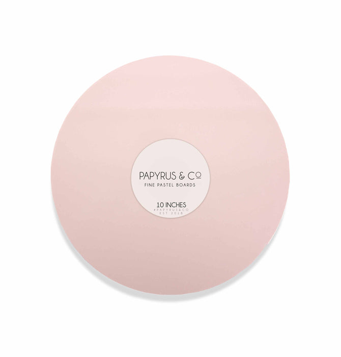 PASTEL PINK 10" Round Masonite Cake Board