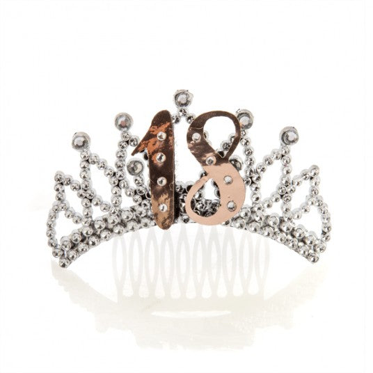 18th Rose Gold and Silver Tiara