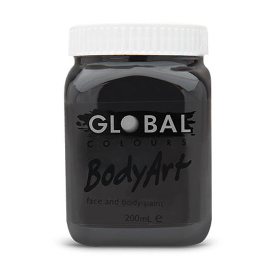 Black – Face & BodyArt Liquid Paint 200ml