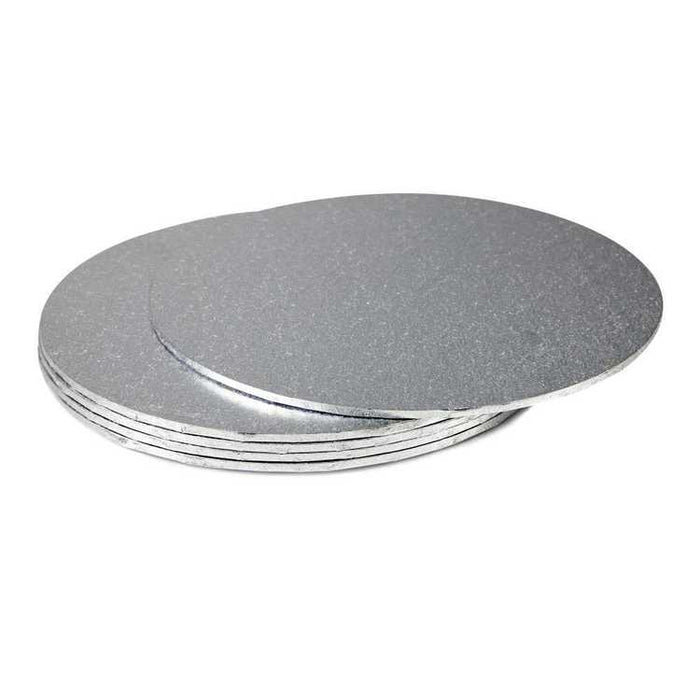 Round Cake Board Silver