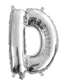 Foil 35cm Silver Letter Balloons (A-Z)