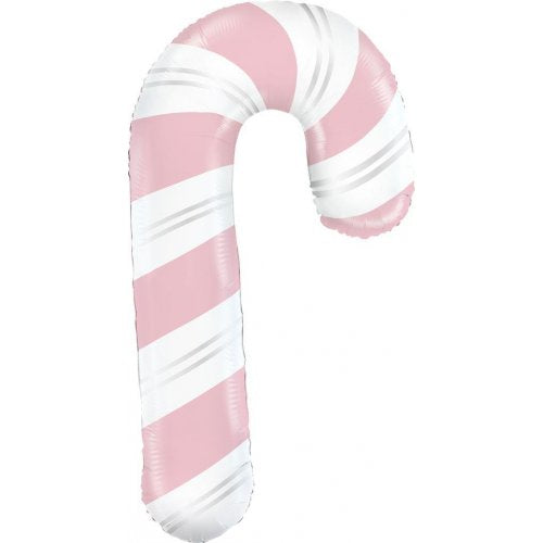 Pink Candy Cane Supershape Foil Balloon