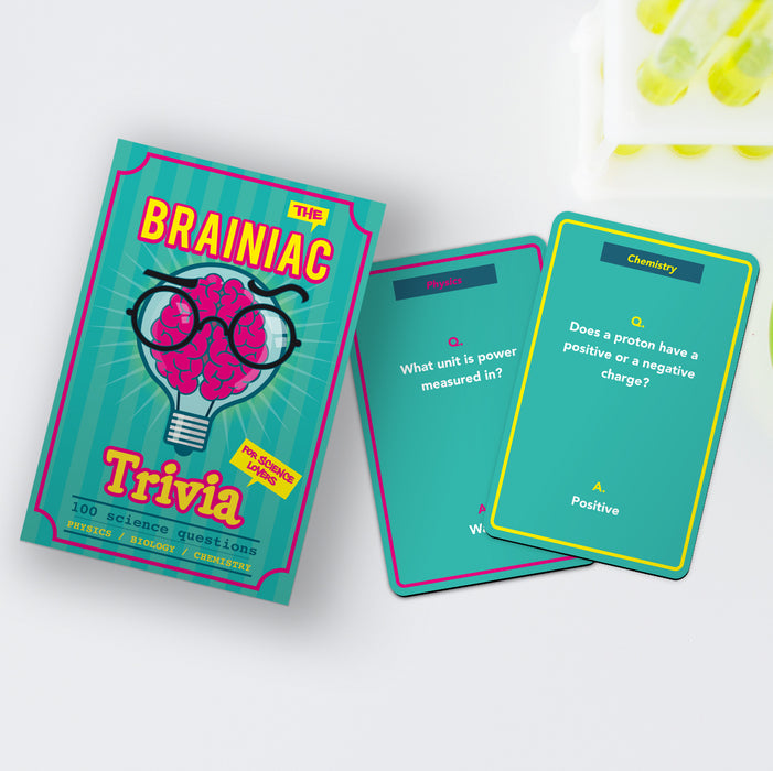 Brainiac Trivia Card Game