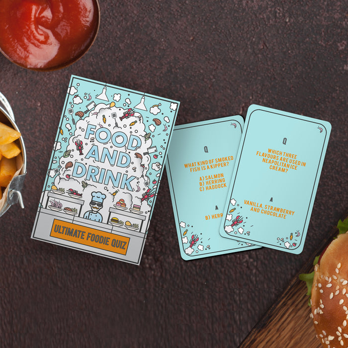 Food and Drink Trivia Card Game