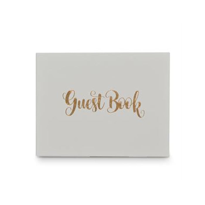 Guest Book Rose Gold/White