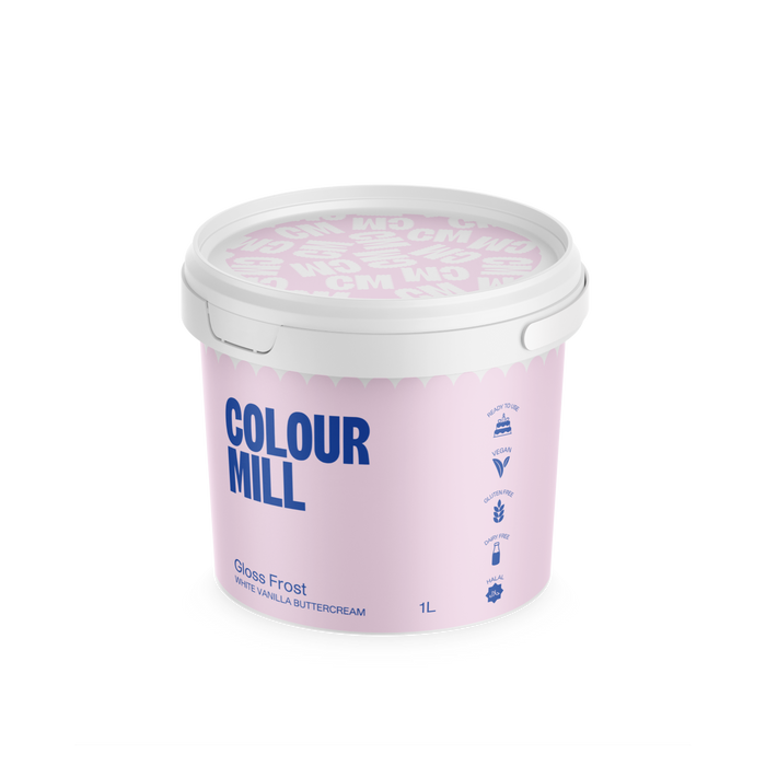 Colour Mill 'Gloss Frost' Buttercream White 1L