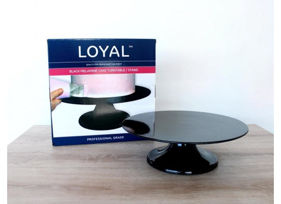 Loyal Black Turntable/Cake Stand