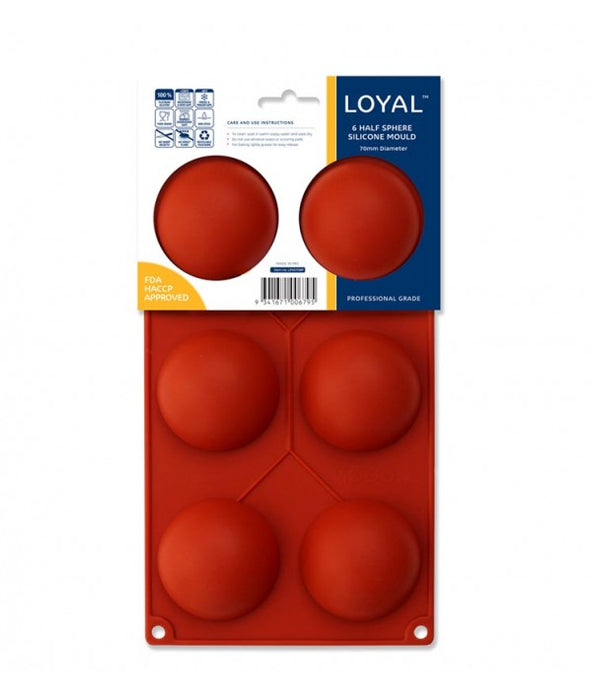 Loyal 6 Half Sphere Silicone Mould