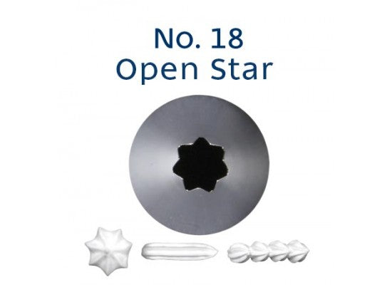 No. 18 Open Star Icing Tip