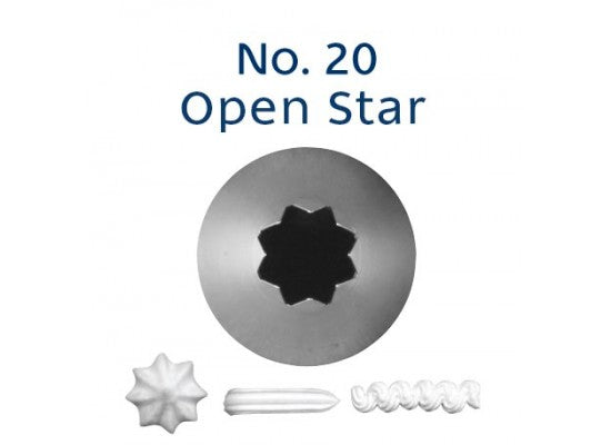 No. 20 Open Star Icing Tip