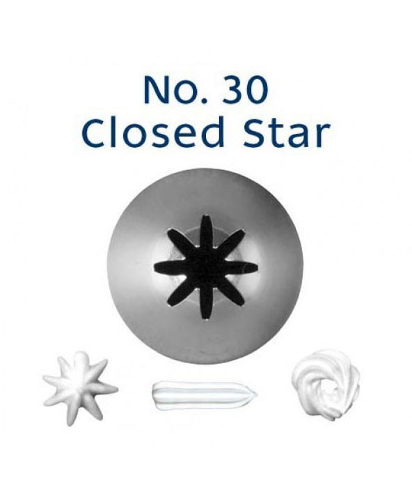 No. 30 Closed Star Standard Icing Tip