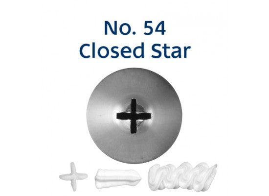 No.54 Closed Star Icing Tip