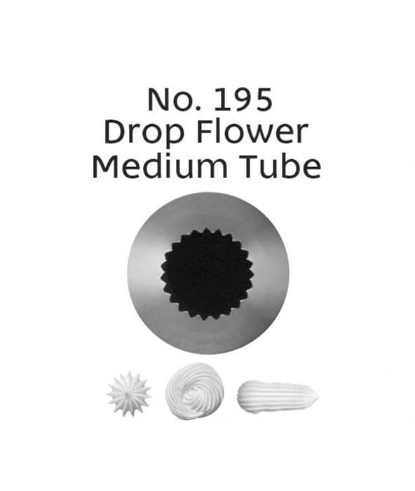 No. 195 Drop Flower Medium Icing Tip