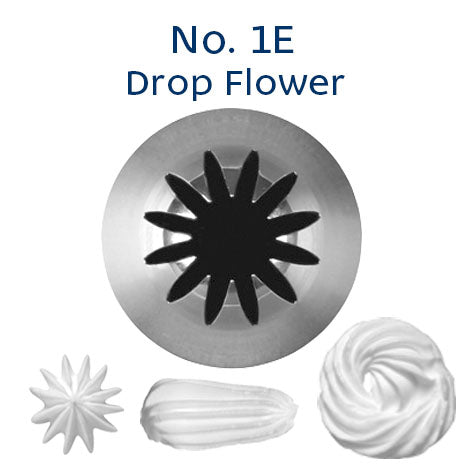 No. 1E Drop Flower Piping Tip