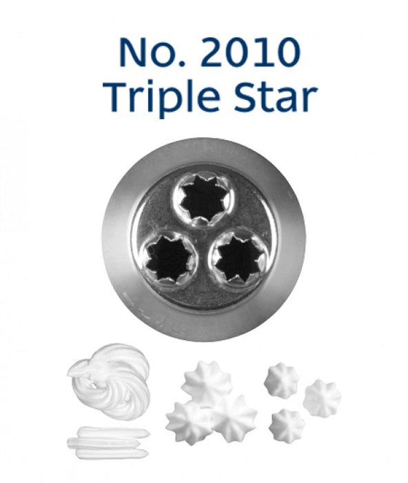 No. 2010 Triple Star Medium/Large Icing Tip