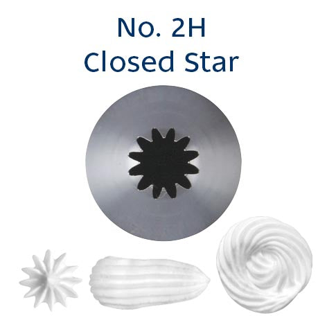No.2H Closed Star Piping Tip
