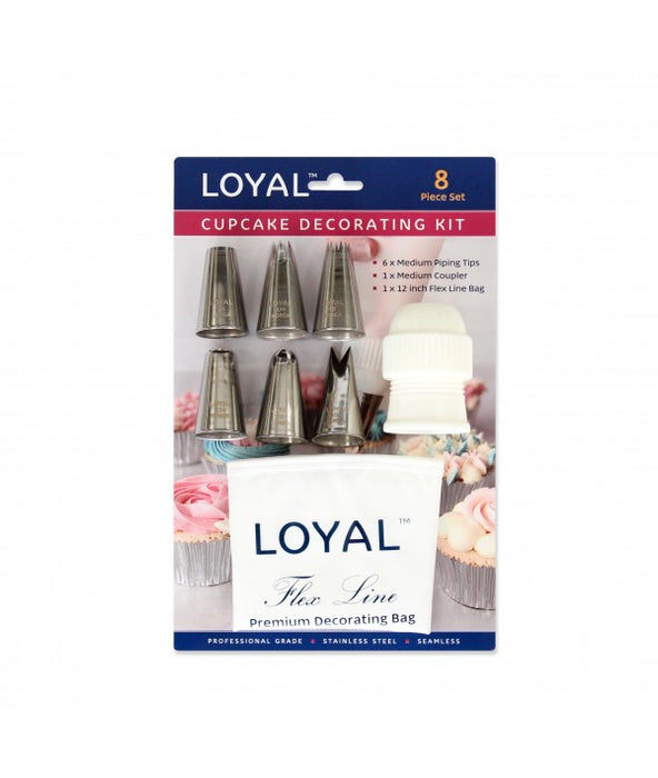 Loyal Cupcake Kit - 8 piece set