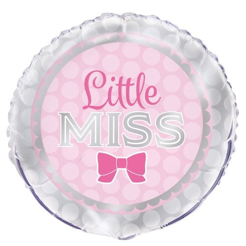 Little Miss Foil Balloon 18 inch