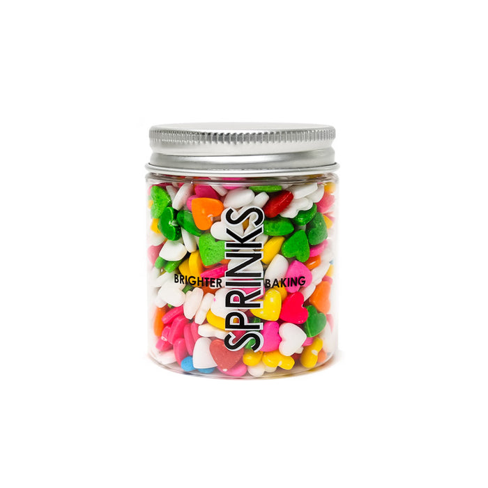 Mixed Hearts Sprinkles (75g) - by Sprinks