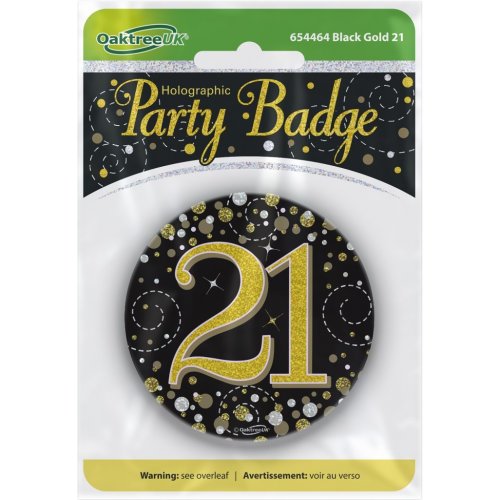 Badge Sparkling Fizz #21 Black/Gold