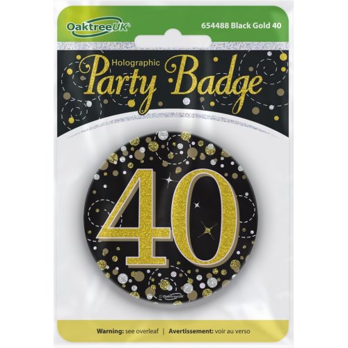 Badge Sparkling Fizz #40 Black/Gold