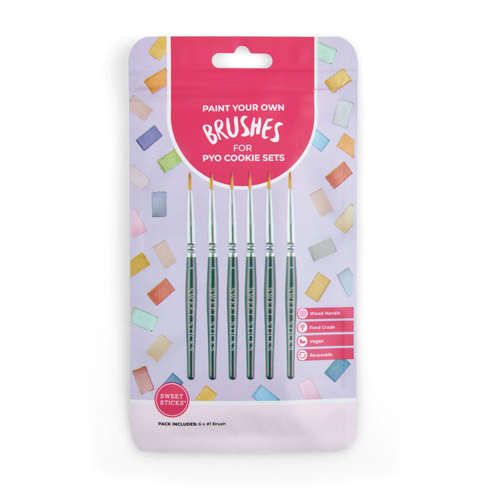 6 Brush Pack - Sweet Sticks