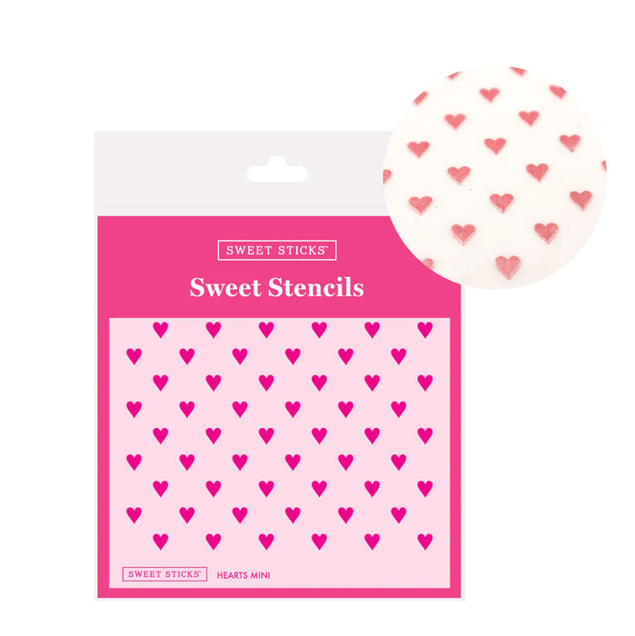 Hearts Mini - Sweet Sticks Stencil