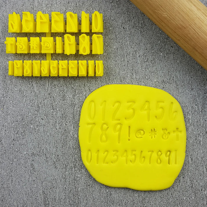 V2 Script Stamps (WS) - Numbers & Symbols