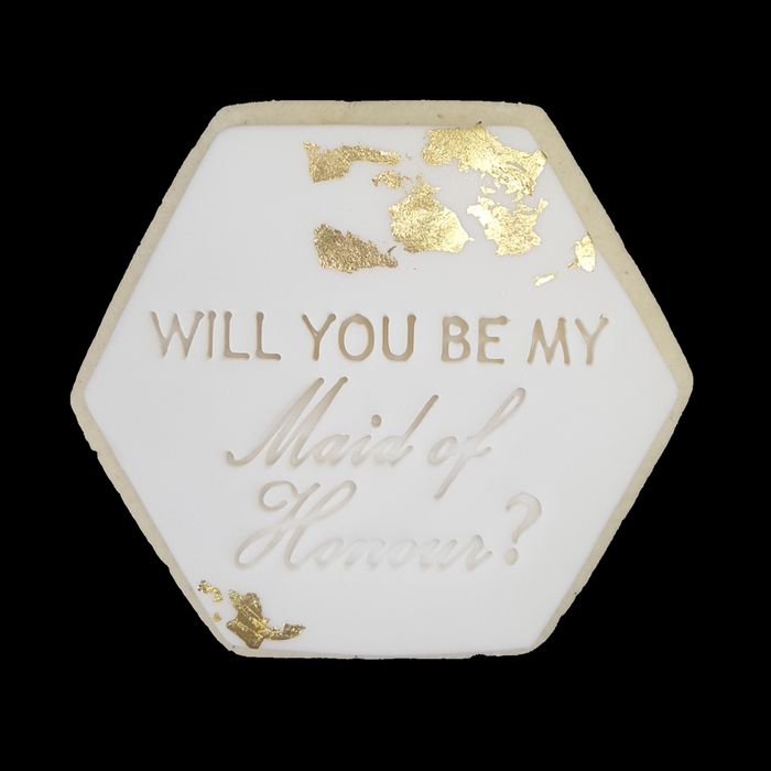 Will You Be My Maid Of Honour? Embosser 60mm