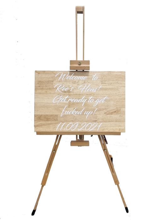 Wooden Easel Hire