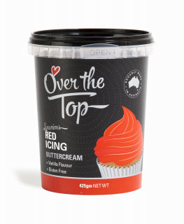 OVER THE TOP BUTTERCREAM RED 425G