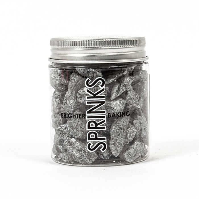 Silver Large Rock Sugar Sprinkles (75g) - by Sprinks