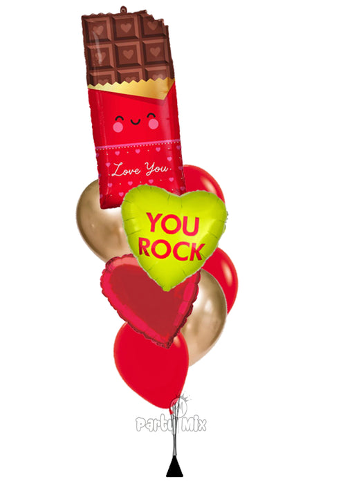 You Rock Chocolate Foil Bouquet
