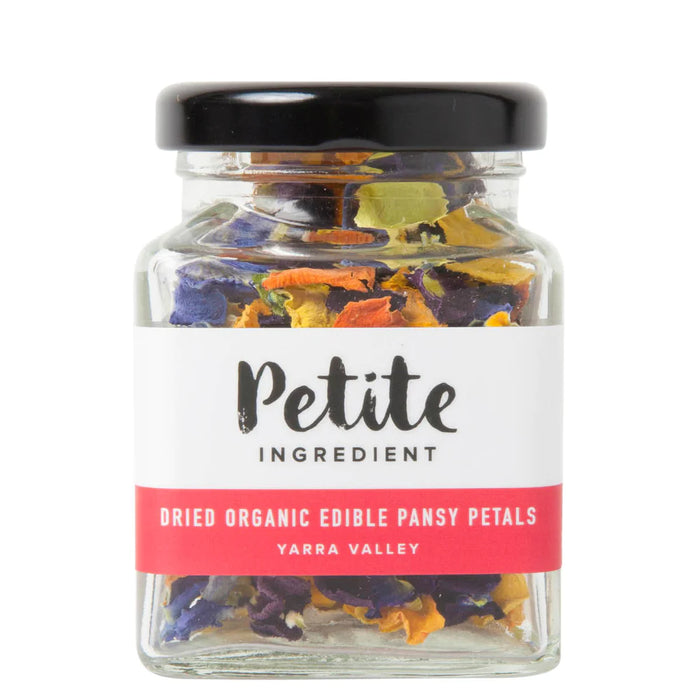 Dried Organic Edible Pansy Petals 3g - Petite Ingredient