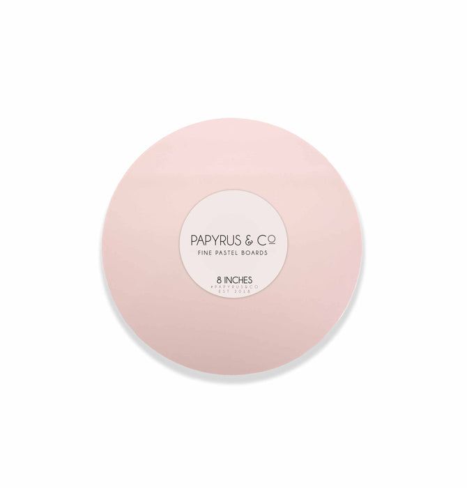 PASTEL PINK 8" Round Masonite Cake Board