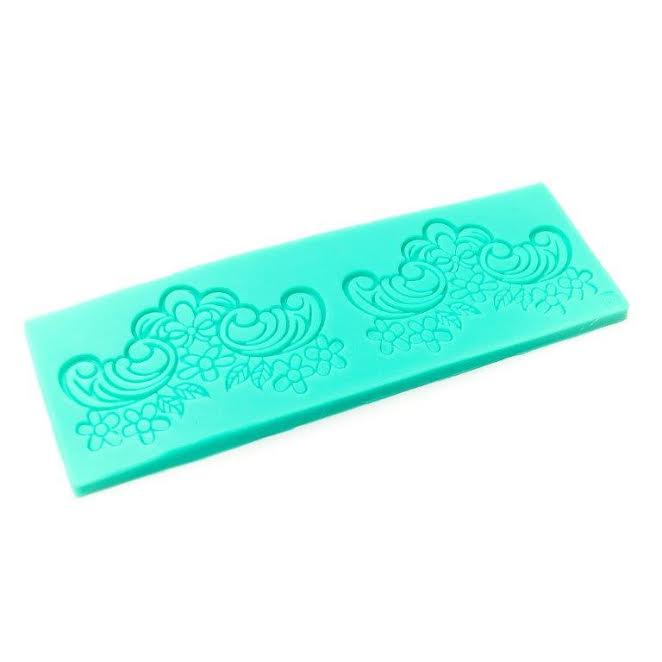 Embroidered Lace Silicone Mould
