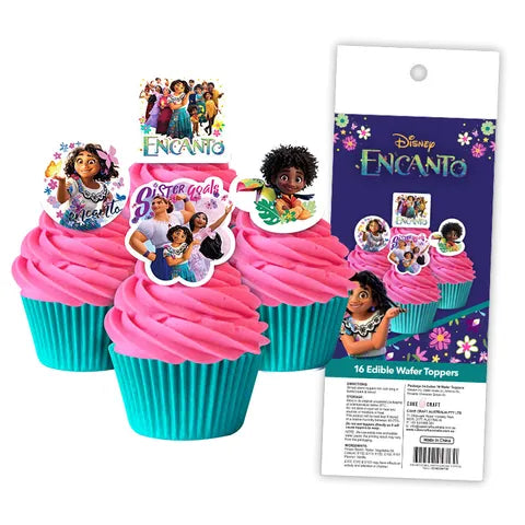 Encanto Cupcake Wafer Toppers 16pcs