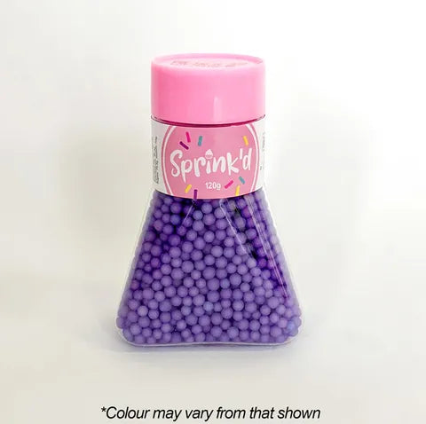 Sugar Balls Purple 4mm | 120g | SPRINK'D
