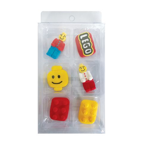 Lego Sugar Decorations 6pk