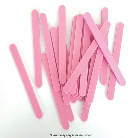 Light Pink Popsicle Sticks 24pk