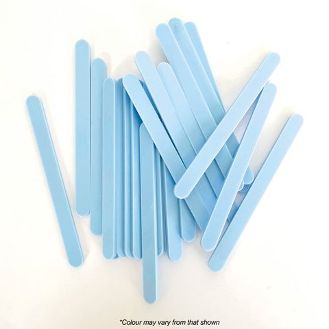 Light Blue Popsicle Sticks 24pk
