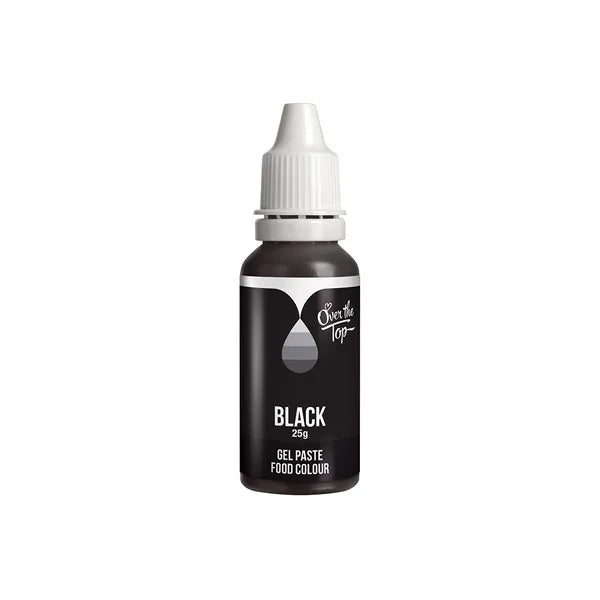 Over The Top Food Colour - Black 25g