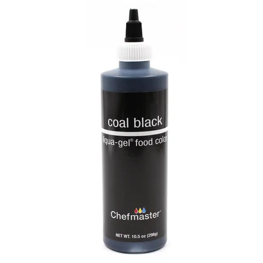 Chefmaster Liqua-Gel Coal Black 10.5oz (298g)