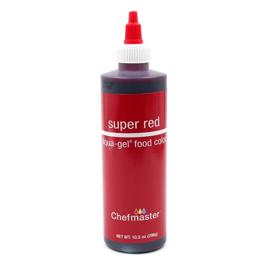 Chefmaster Liqua-Gel Coal Super Red 10.5oz (298g)