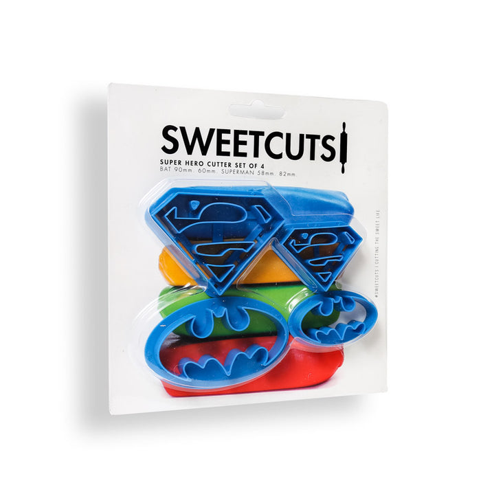 Super Hero Cutters 4pce - Sweetcuts