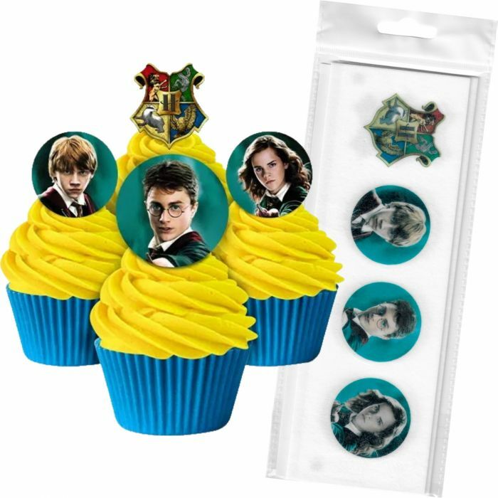 Harry Potter Cupcake Wafer Toppers 16pcs